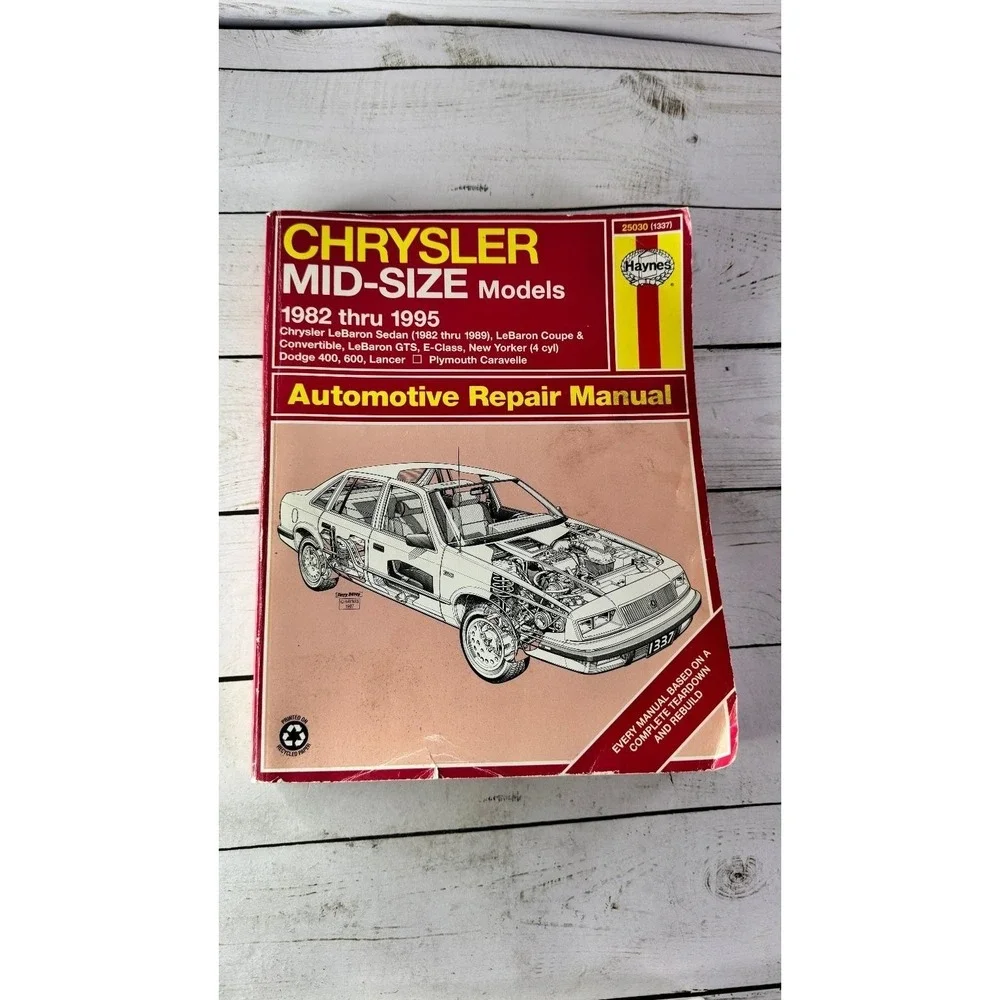 Lot 8 Haynes Auto Repair Manuals Honda Dodge Subaru GM Ford Chrysler